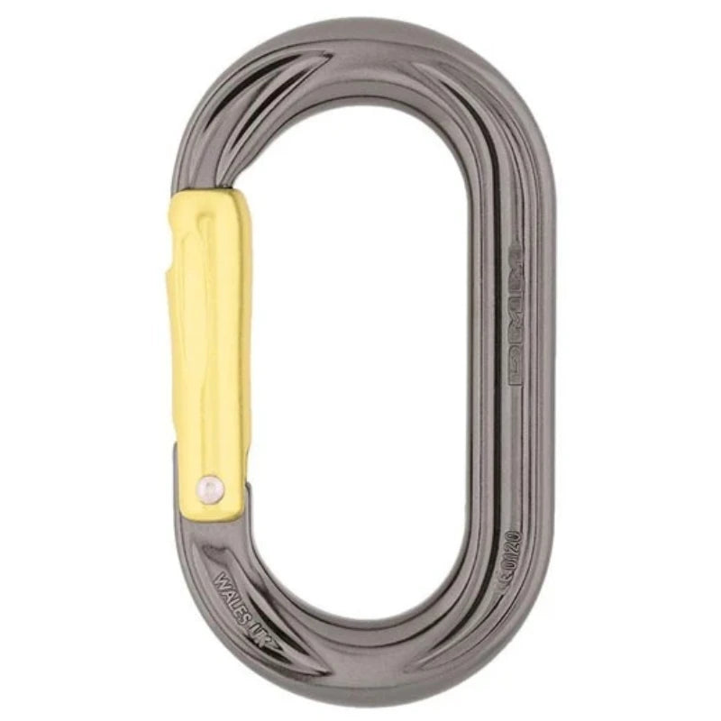 A591 DMM Perfecto straight gate carabiner grey (mosqueton)