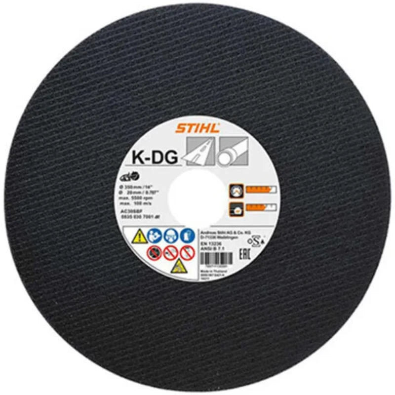 08350307001 Disco de Corte AG 350 DE/FR/GB