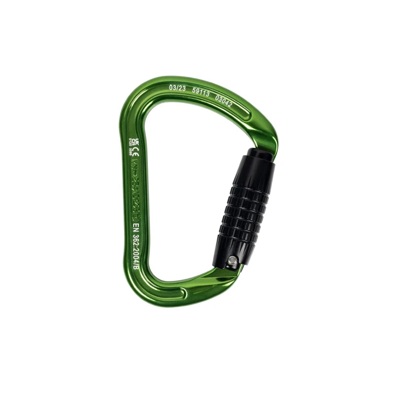 59113 Notch HMS Aluminum Carabiner-CE Compliant