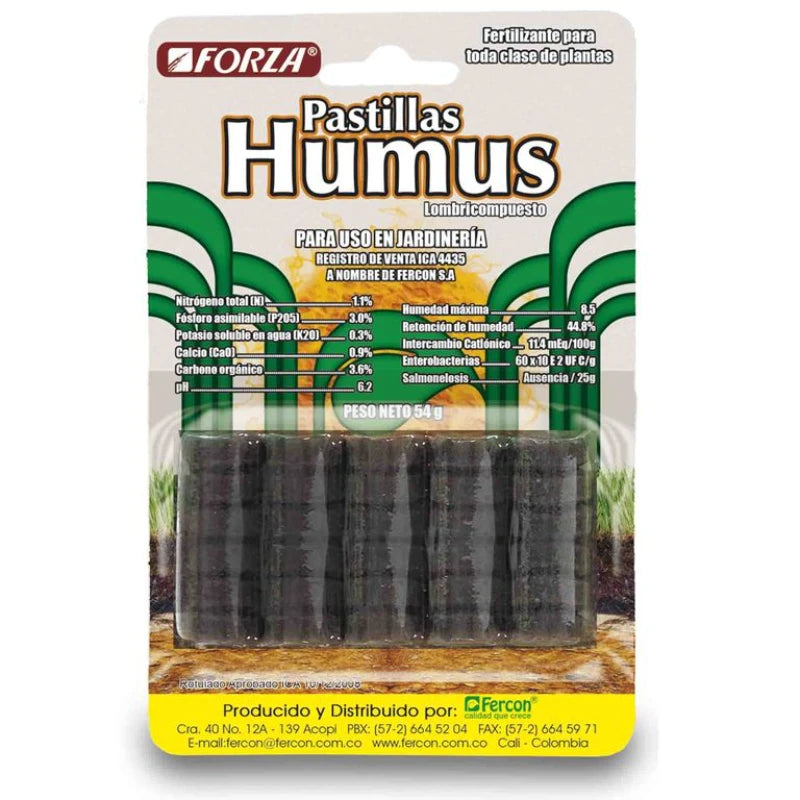 03430128 Humus dehidratado Blister x30 pastillas