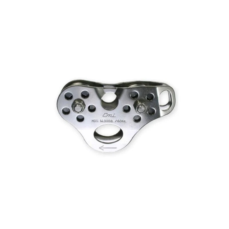 32330 CMI Micro Trolley Stainless Steel Tandem Pulley Works With Up To 1/2in Rope (polea)