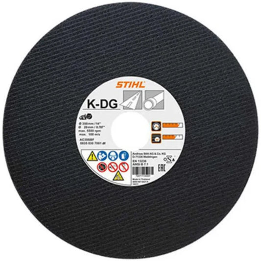 08350307001 Disco de Corte AG 350 DE/FR/GB