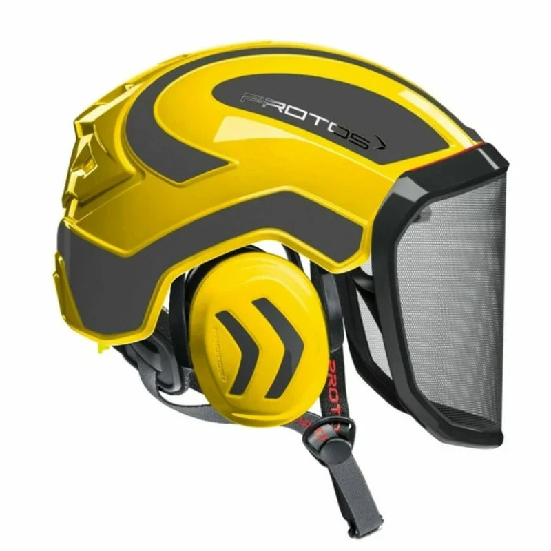 15551 Protos Arborist Helmer System - Yellow & Gray